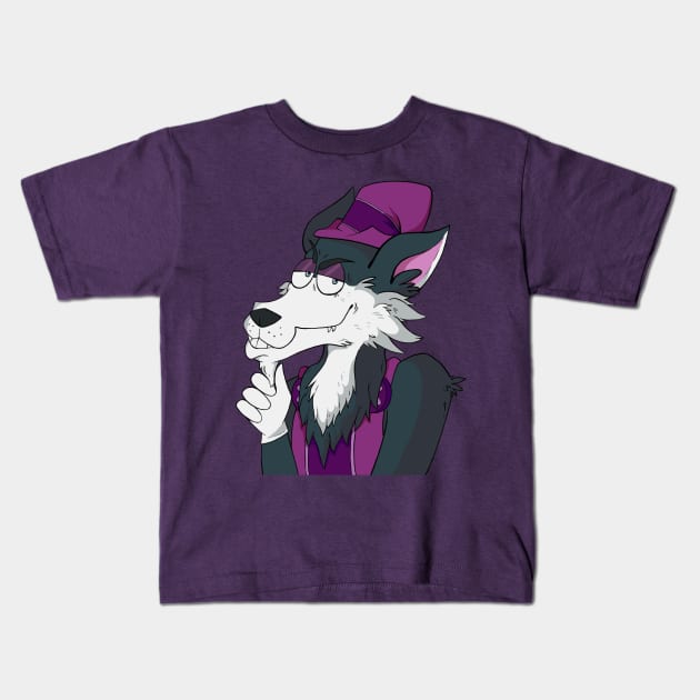Lazy Town Wolf Robbie Kids T-Shirt by Skarmaiden